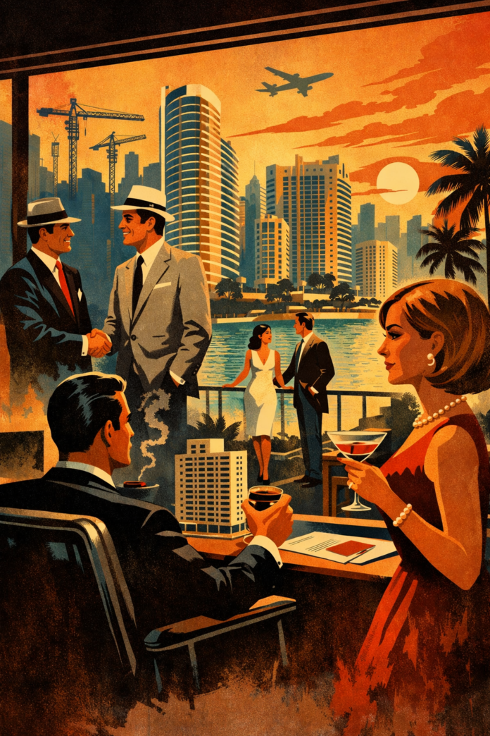 Miami luxury condominium skyline showing growth driven by foreign investors and international real estate demand