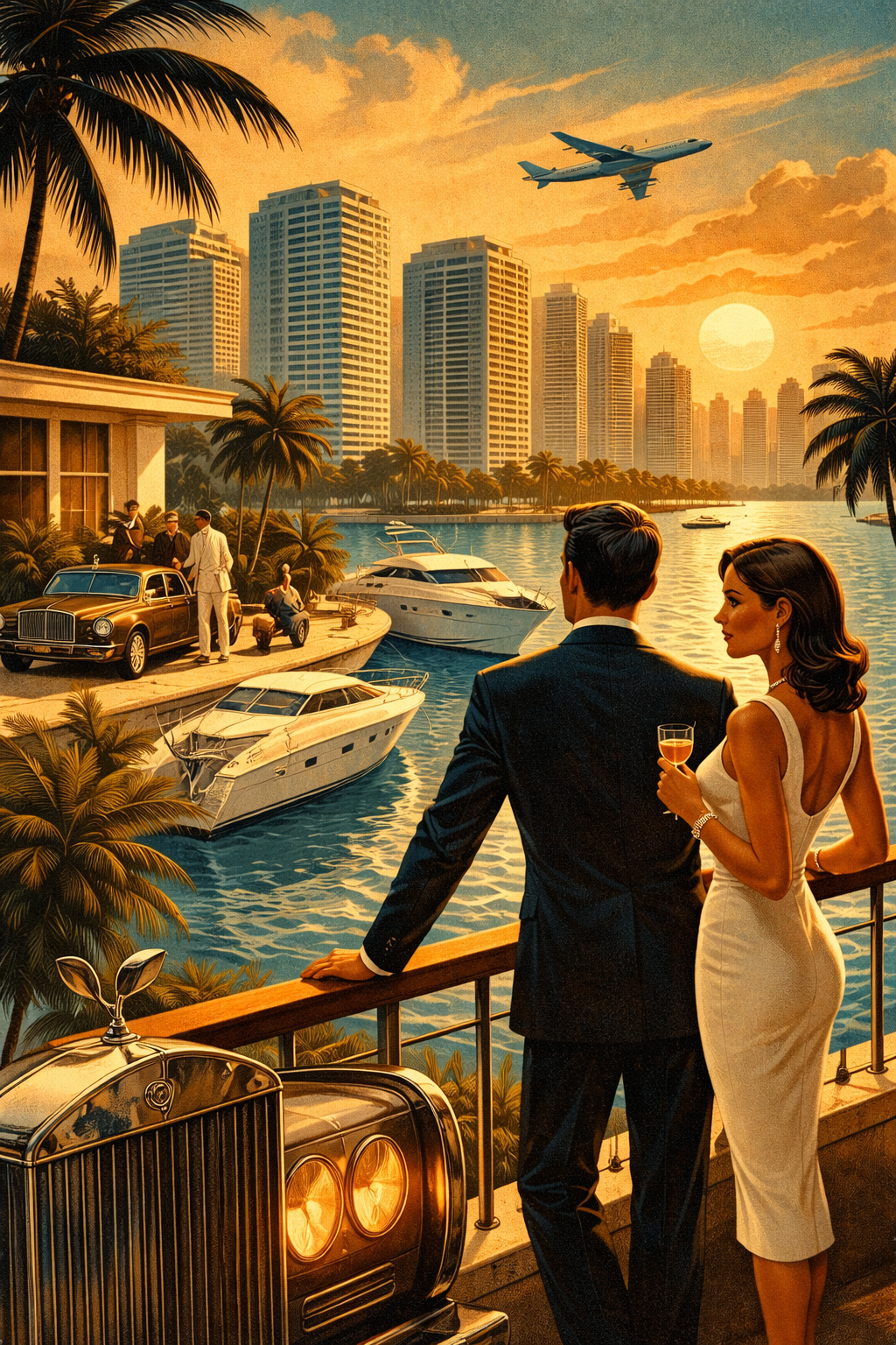 Miami skyline symbolizing global millionaire wealth migration and luxury real estate investment growth