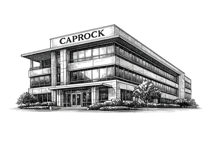 Exterior view of Caprock's office building, the wealth management firm that acquired a $4 billion Austin advisory team.