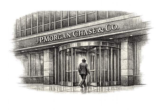 JPMorgan Chase headquarters skyscraper representing major institutional housing investment allocation in New York City.