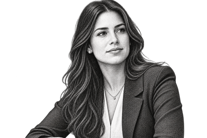 Luana Lopes Lara, Kalshi co-founder and COO, in a professional business setting.