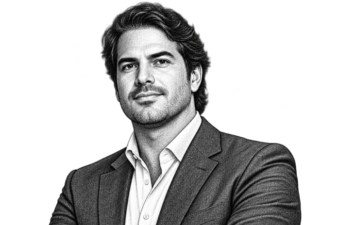 Paulo Chabbouh, Founder and CEO of L5 Networks, seated in a modern office environment.