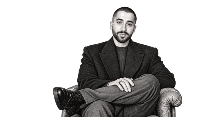Ali Ansari, founder of Micro1, in a professional business setting tied to the AI company.