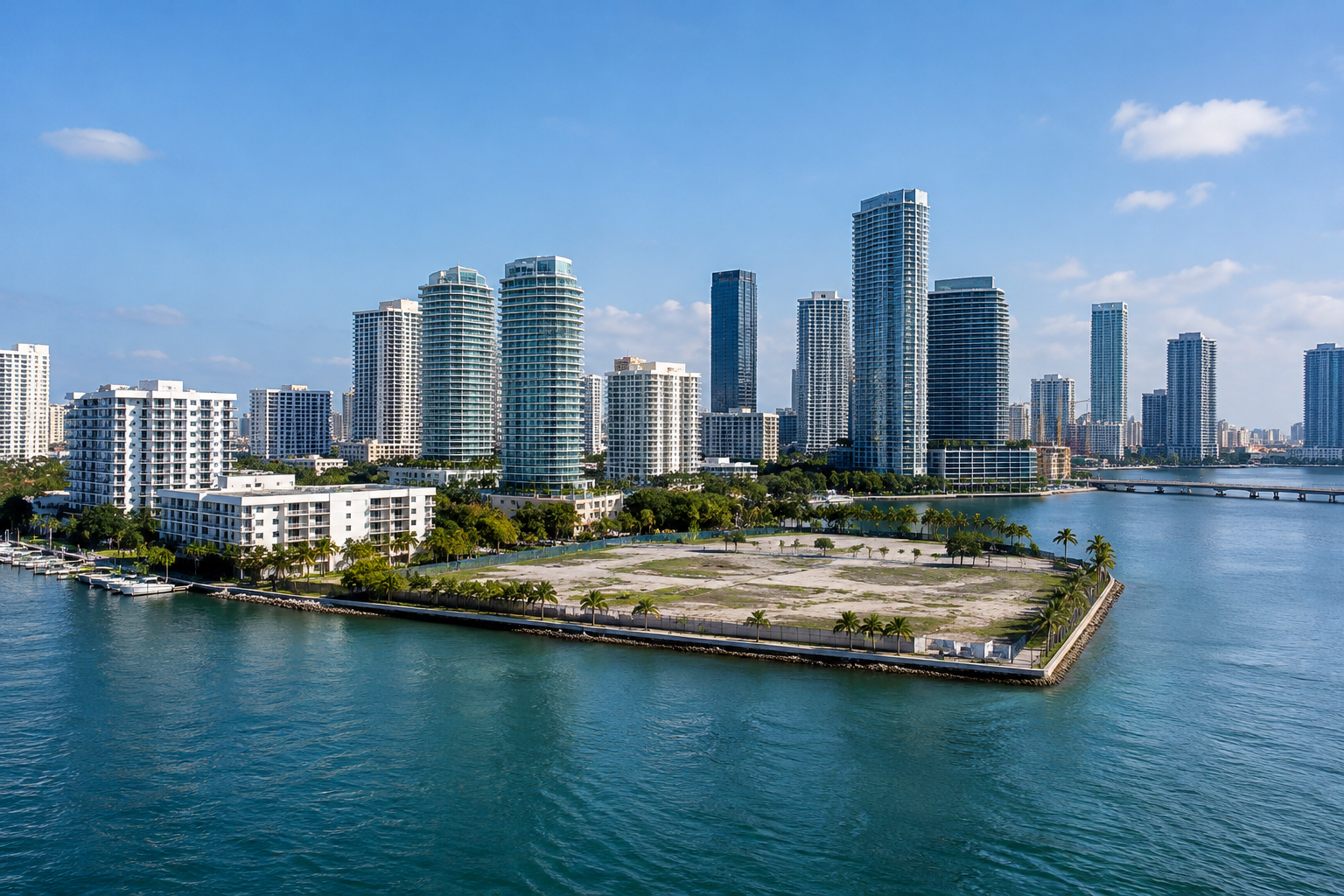 Land parcel in Miami’s Edgewater neighborhood connected to Core Capital SAFI’s cross-border real estate financing.